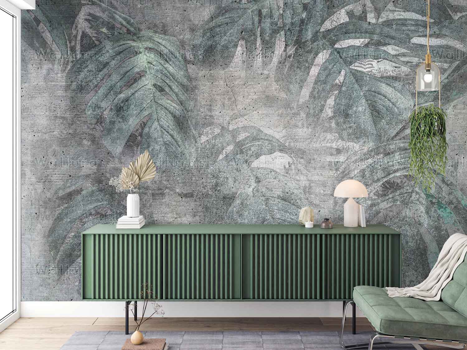 کاغذ دیواری برگ انجیری W10292