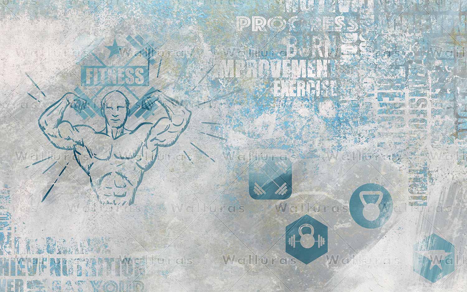 کاغذ دیواری باشگاه W10104