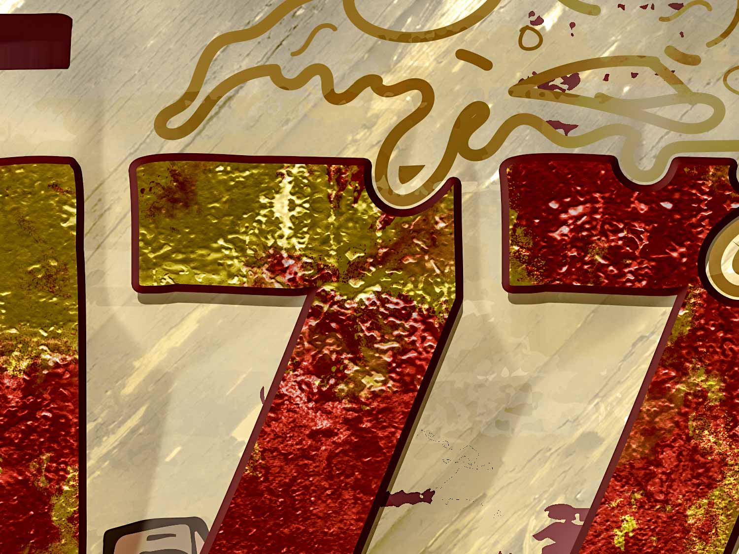 کاغذ دیواری فست فود W10207