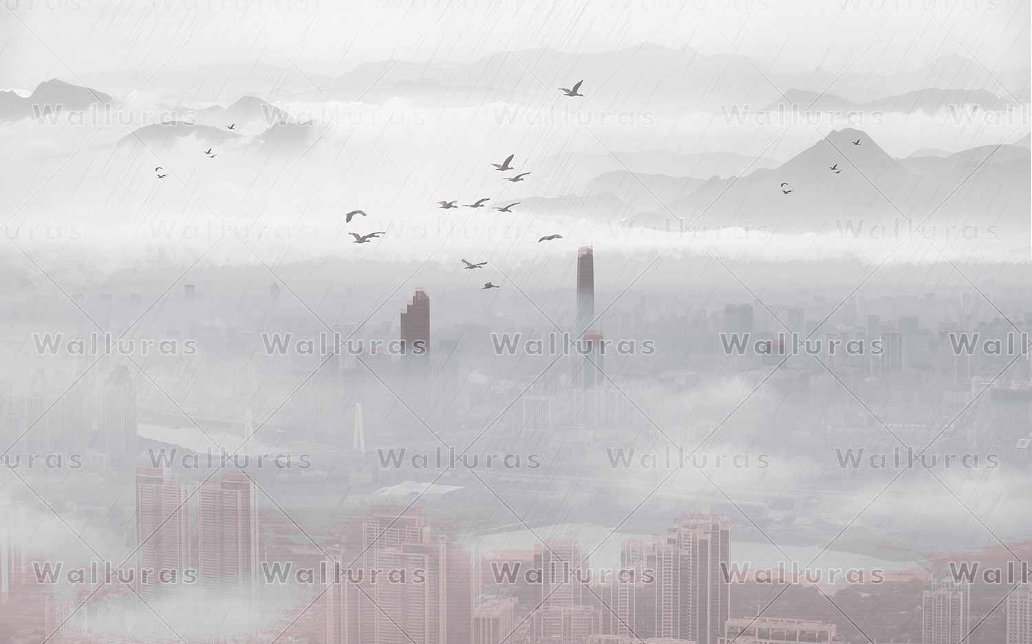 کاغذ دیواری شهر W10078