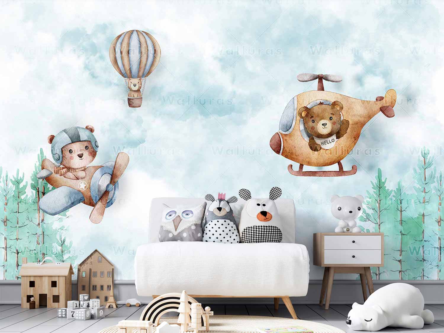 کاغذ دیواری کودک W10071