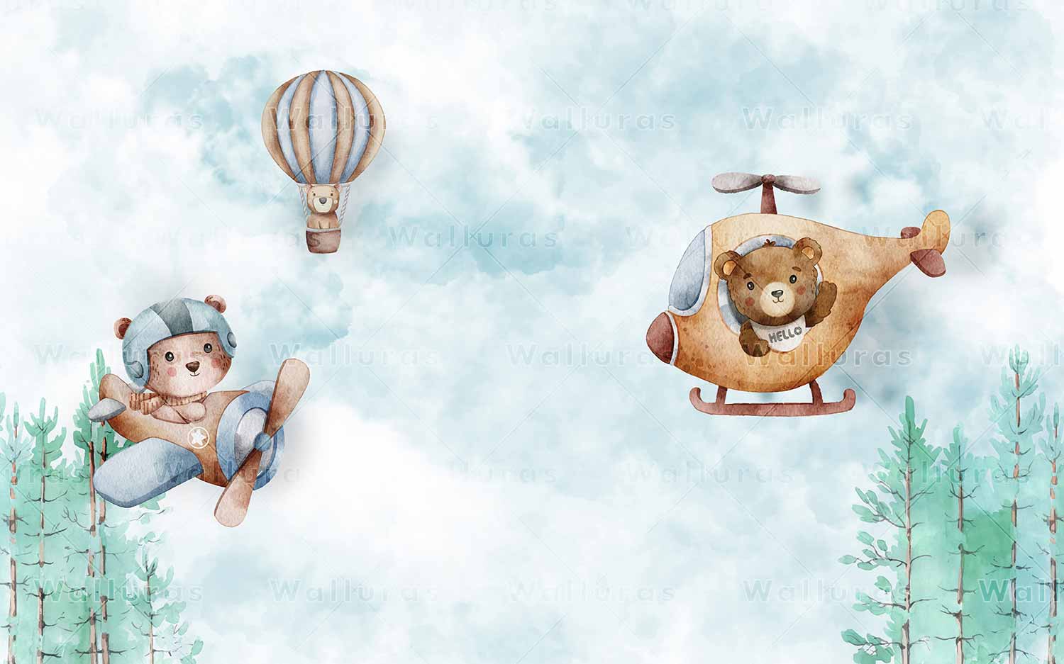 کاغذ دیواری کودک W10071