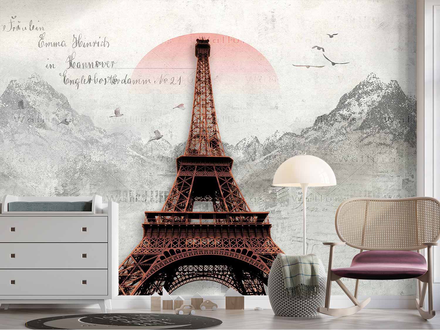 کاغذ دیواری ایفل W10072