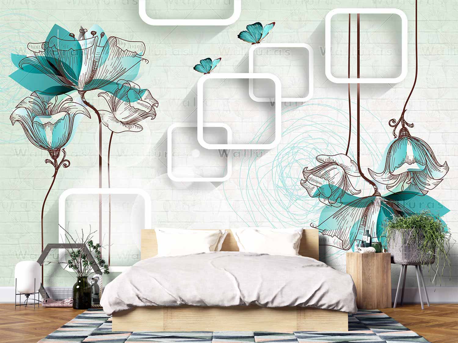 کاغذ دیواری سه بعدی W10333
