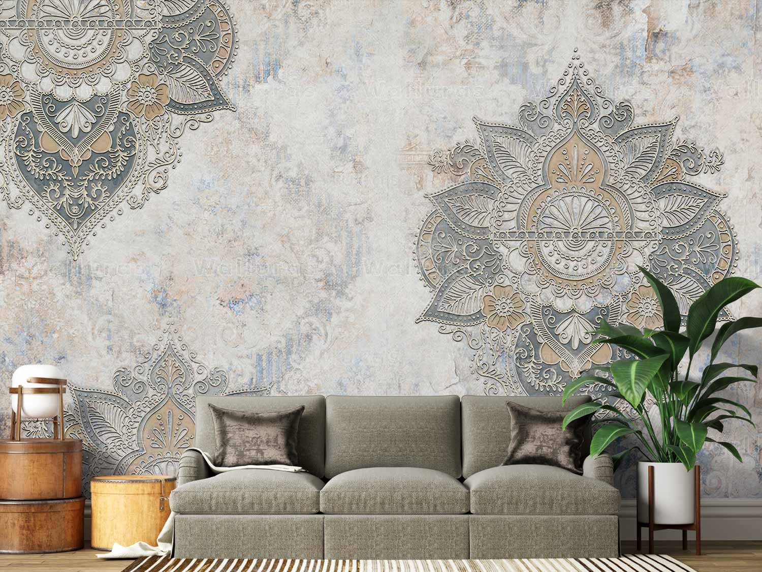 کاغذ دیواری کلاسیک W10301