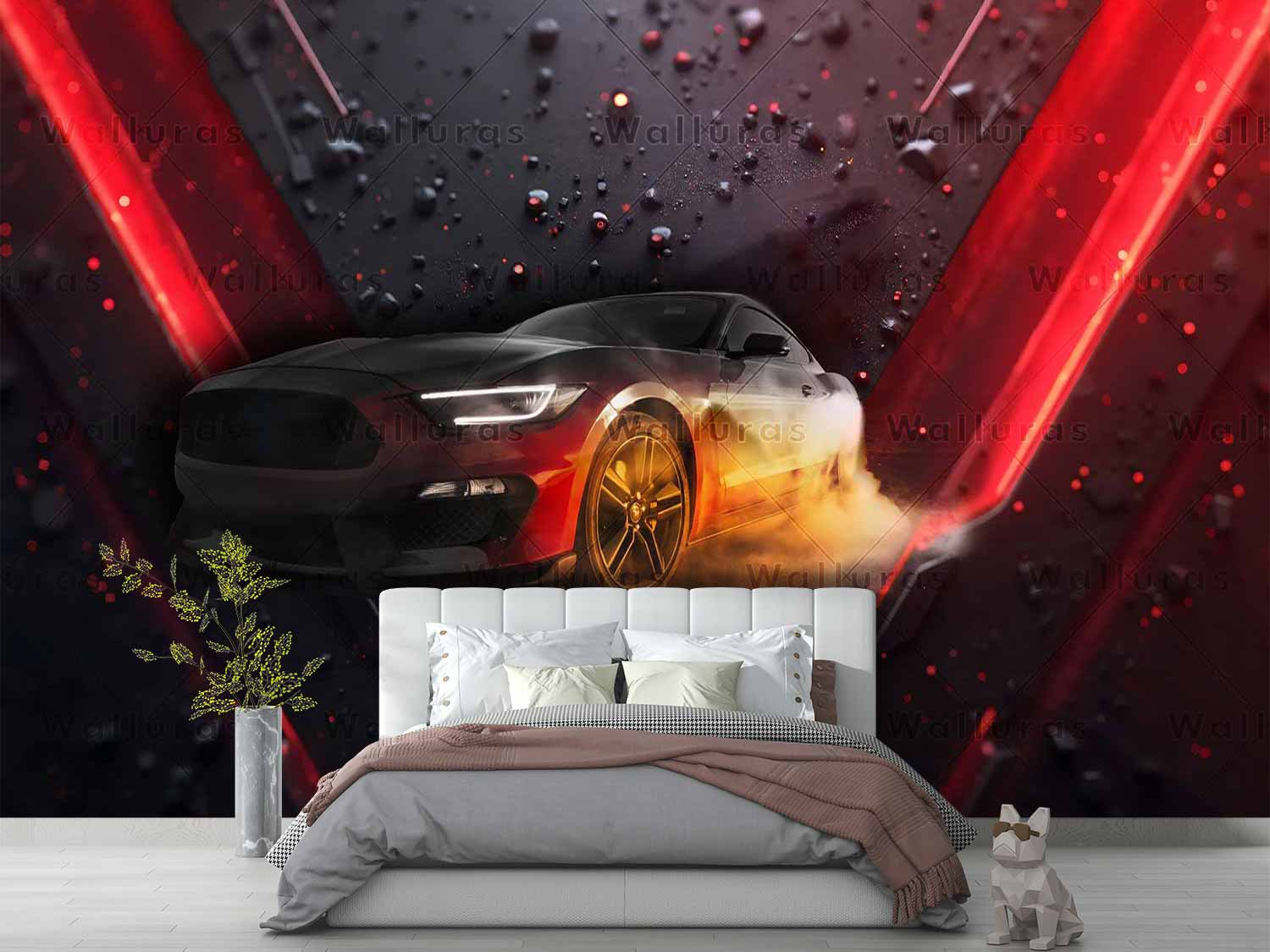 کاغذ دیواری ماشین W10032