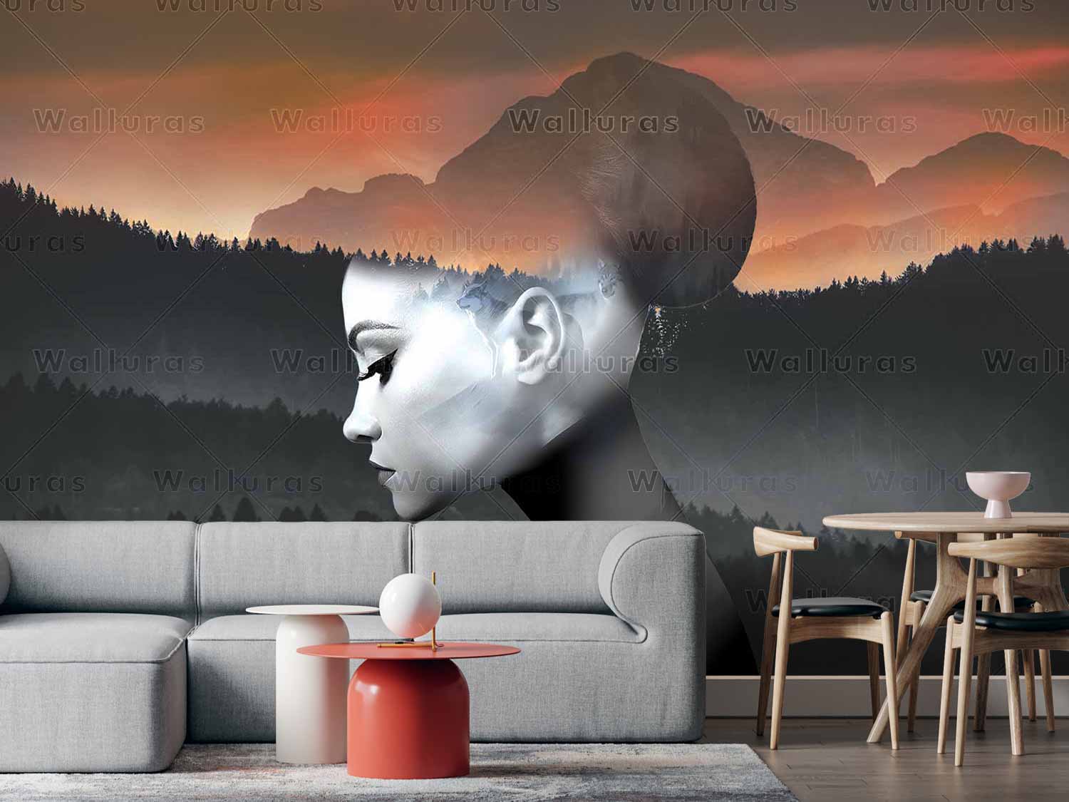 کاغذ دیواری چهره W10293