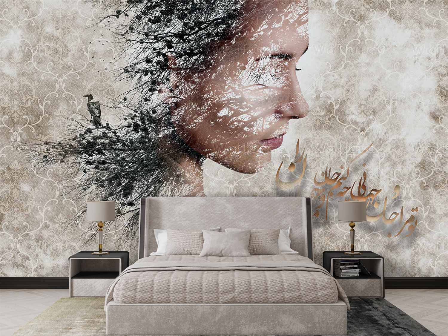 کاغذ دیواری چهره W10297