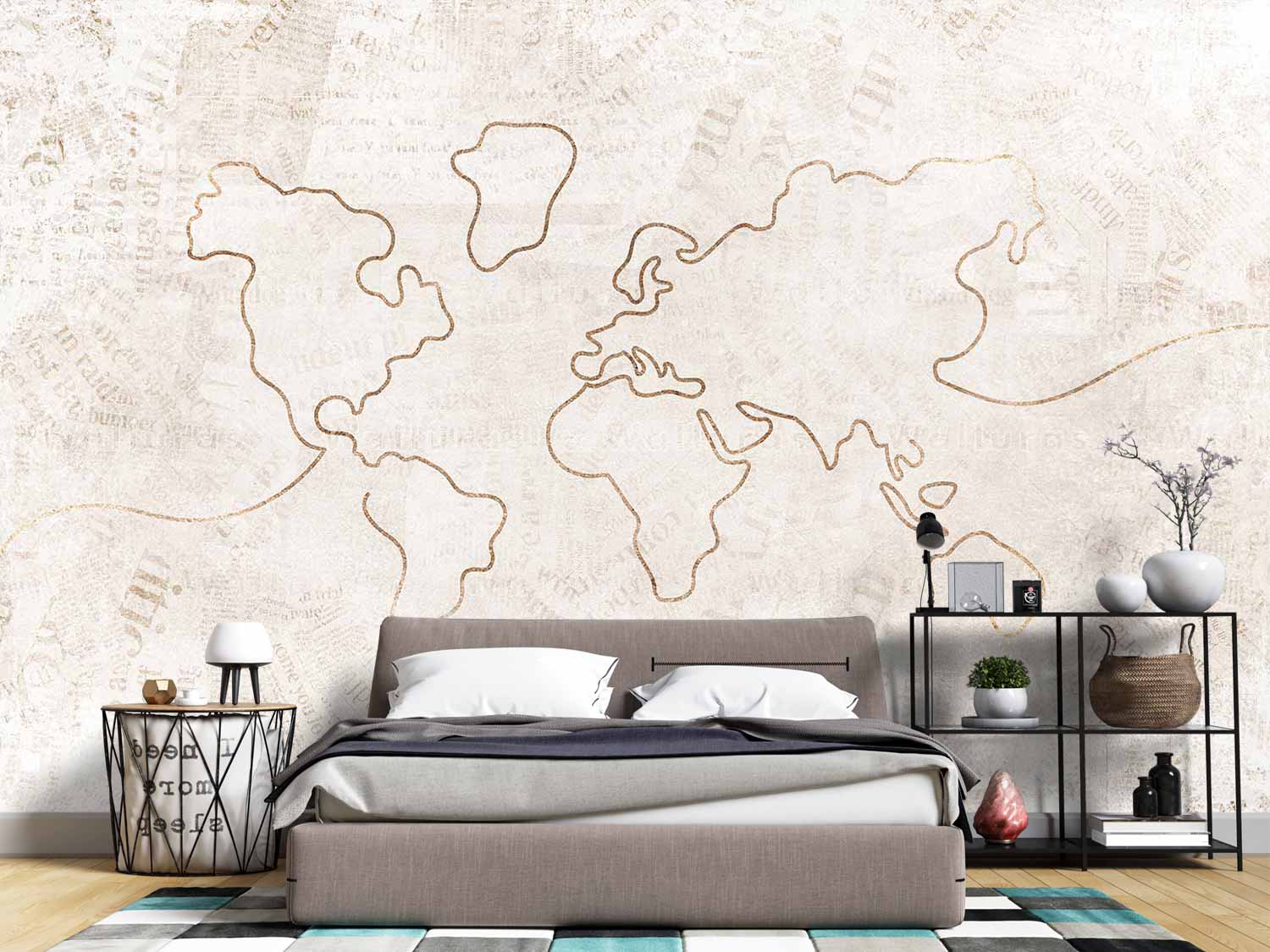 کاغذ دیواری نقشه W10263