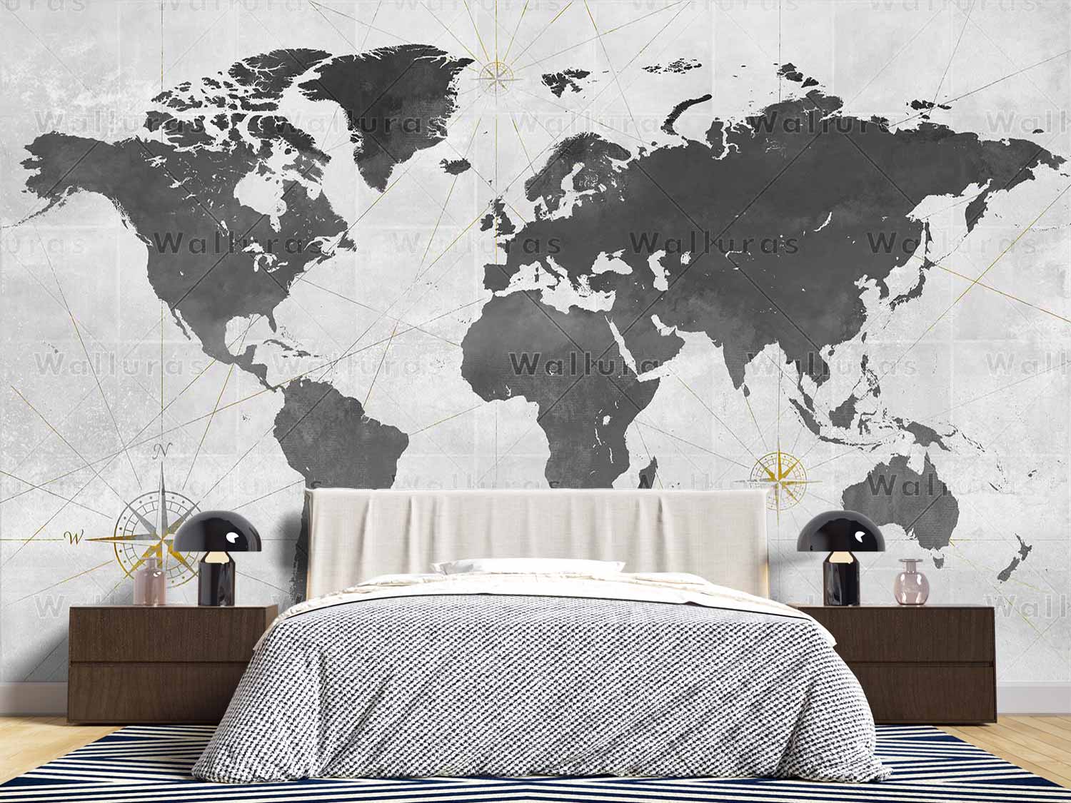 کاغذ دیواری نقشه W10266